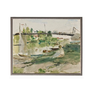 Watercolor Boat Scene ll