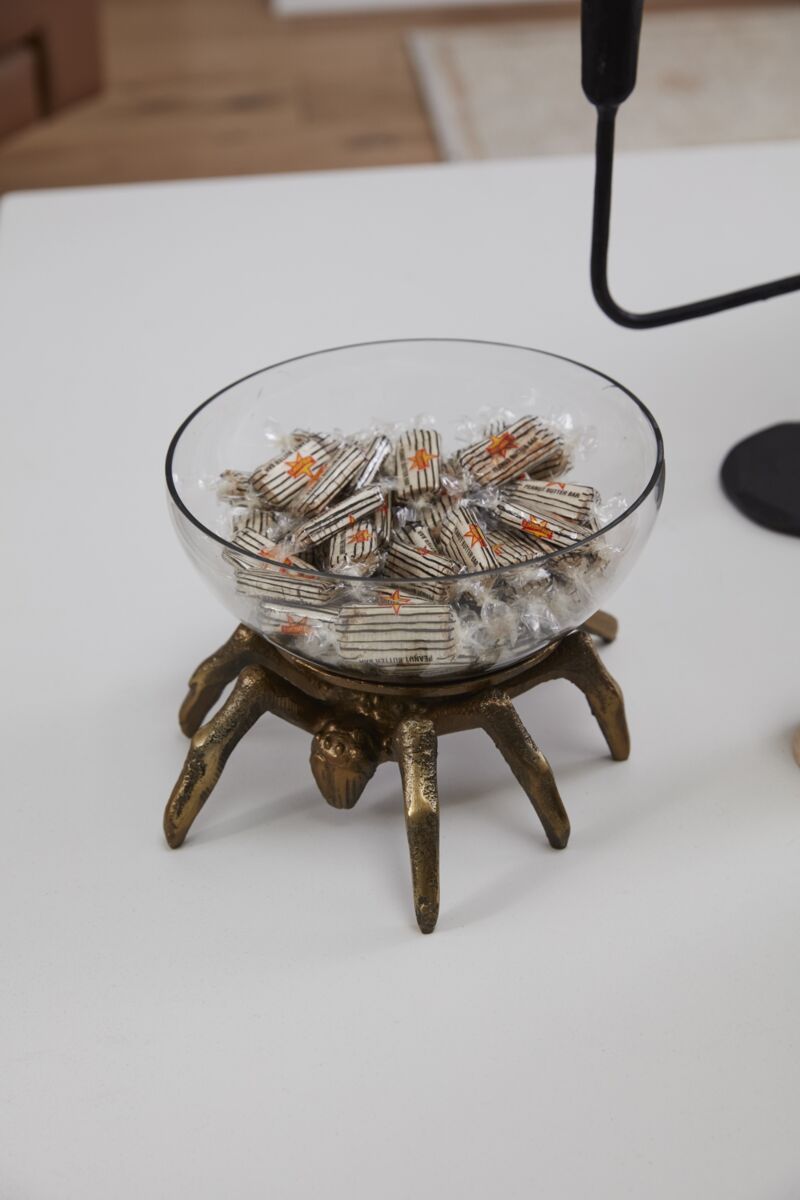Brass Spider Candy Dish