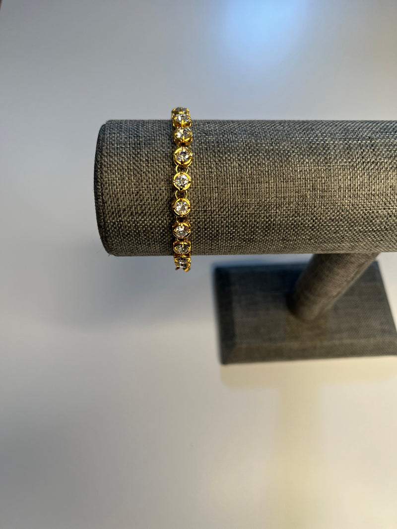 Kate Gold Stone Bracelet