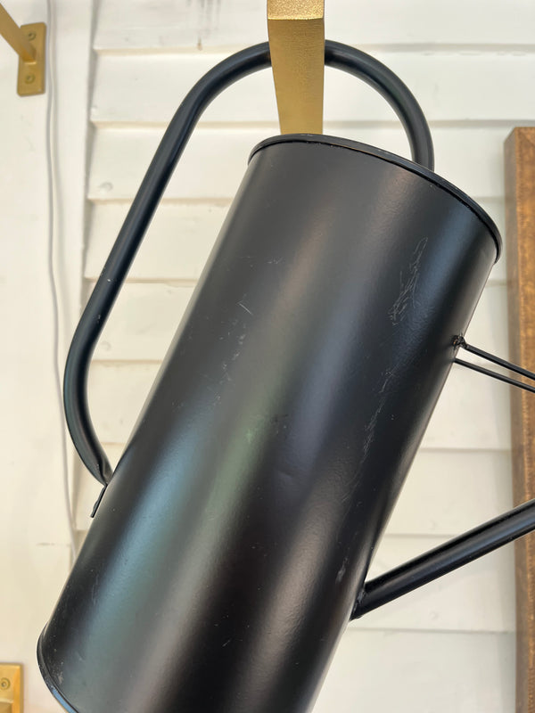 Perfectly Imperfect Tall Black Watering Can