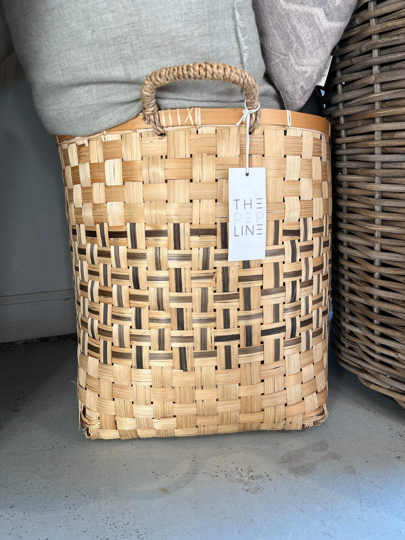 Perfectly Imperfect Handwoven Baskets with Handles
