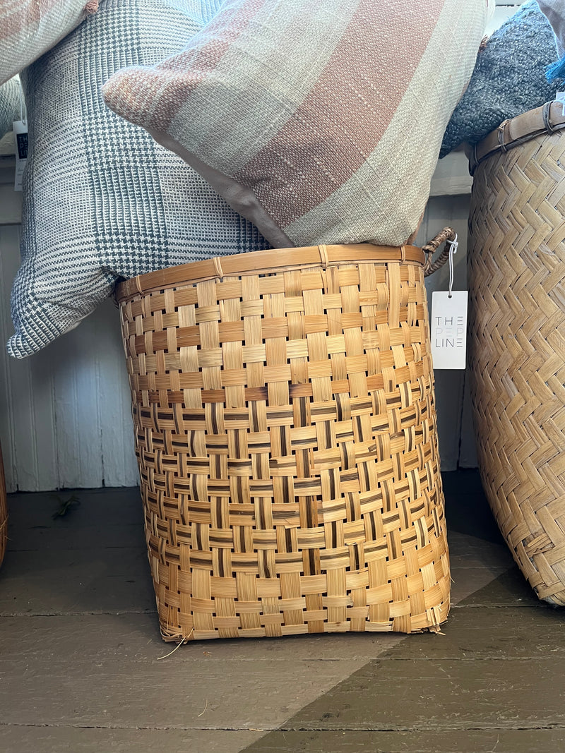 Perfectly Imperfect Handwoven Baskets with Handles