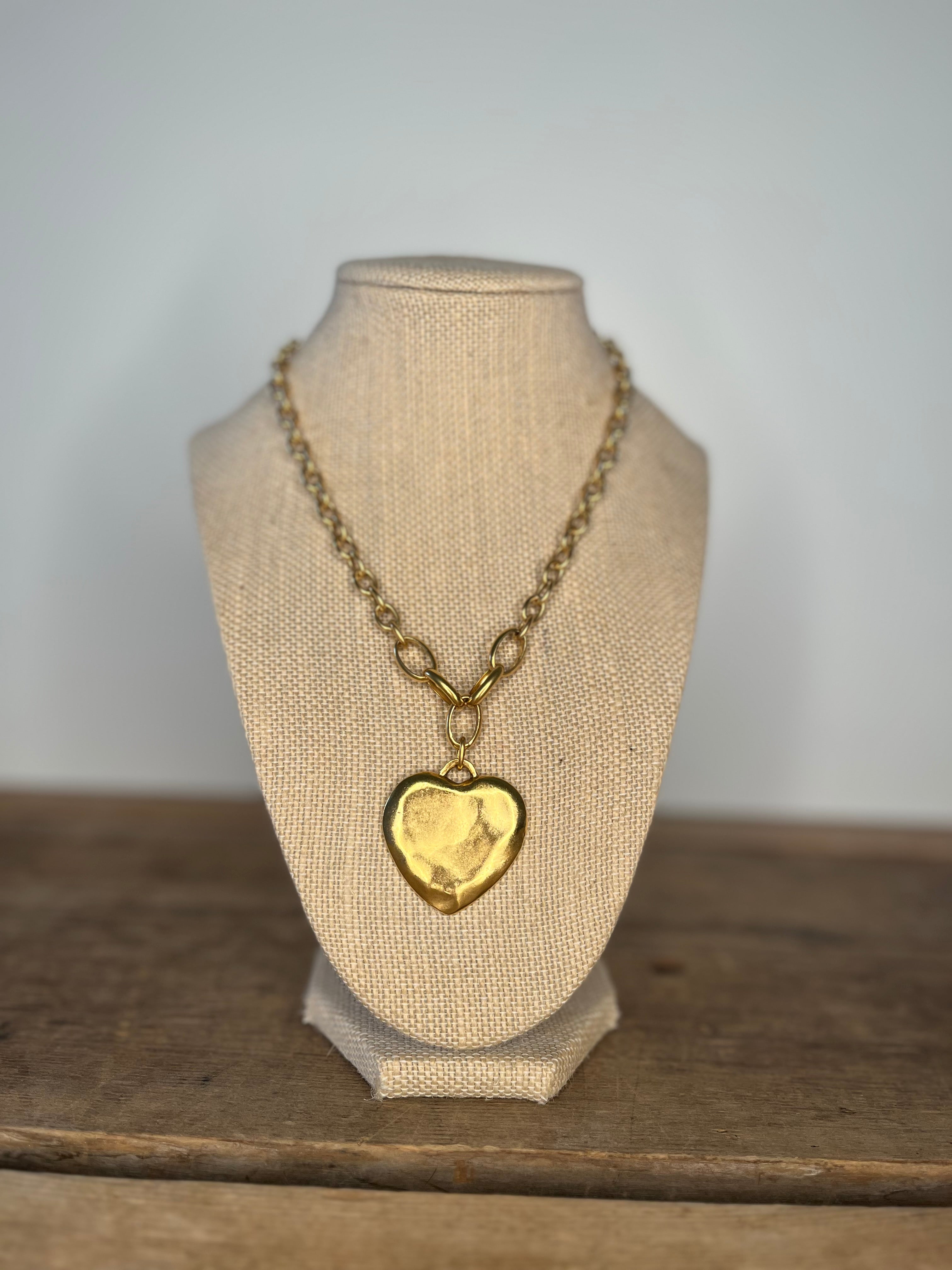Gold Heart Necklace