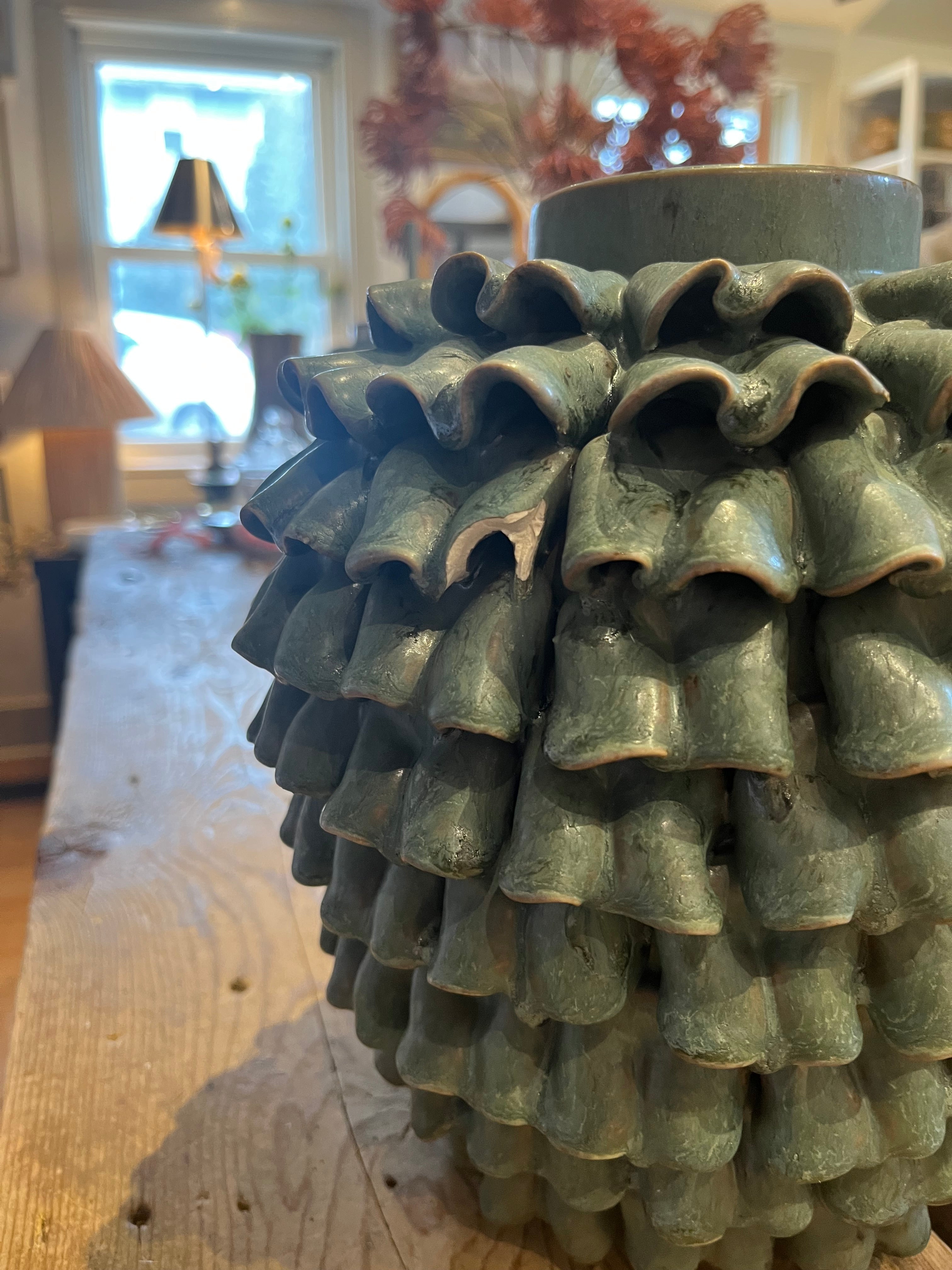 Perfectly Imperfect Sea Foam Vase