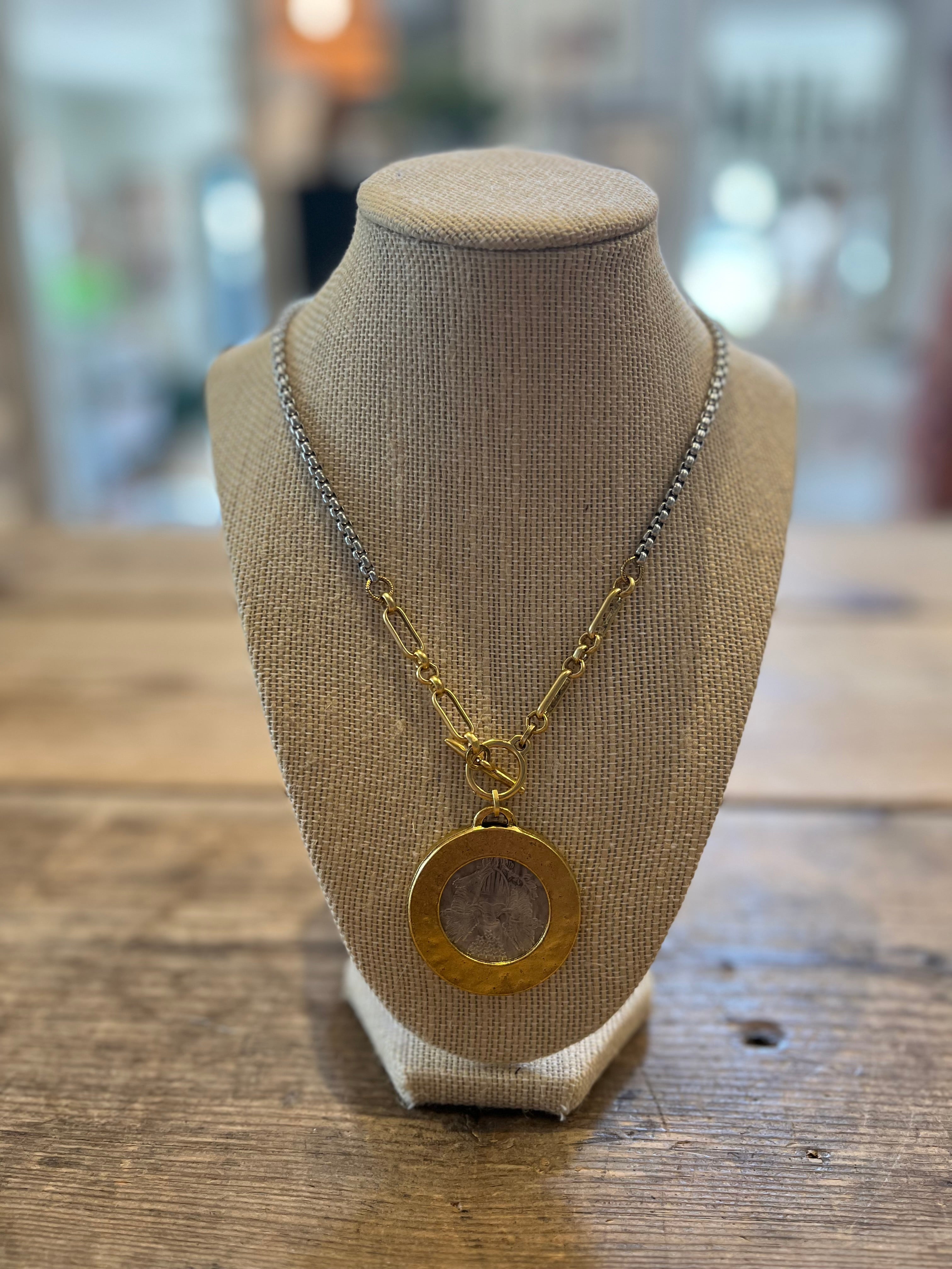 Lady Liberty Coin Necklace