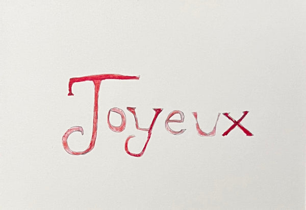 Joyeux Flower Card