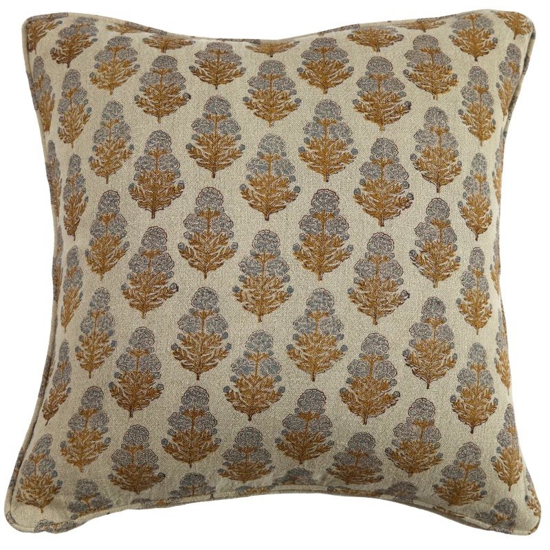 Floral Mustard Pillow