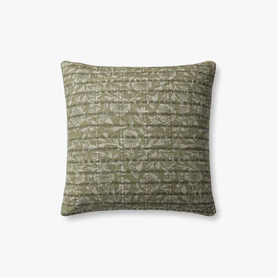 Green Grey Pillow