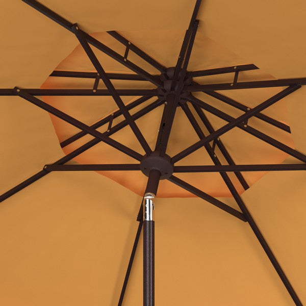 Yellow Round Double Top Umbrella