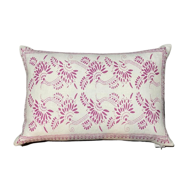 Pink Paisley Pillow