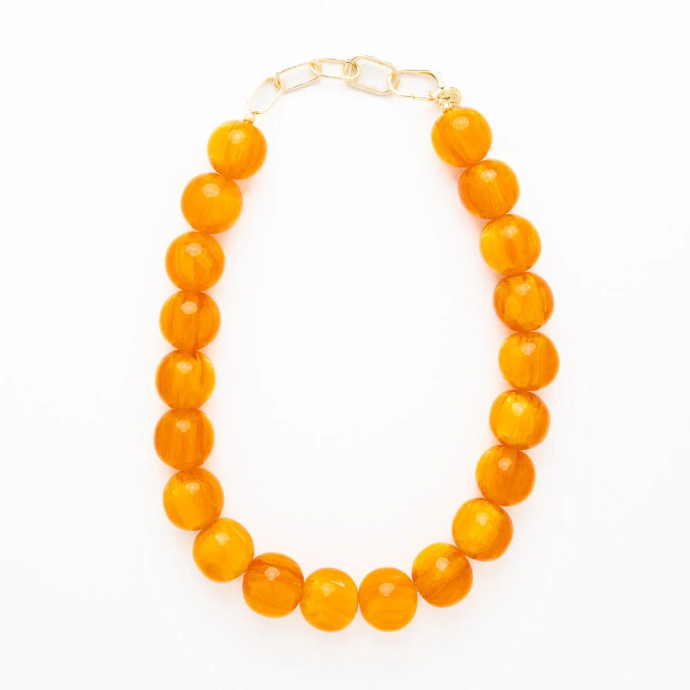 Large Resin Bead Necklace