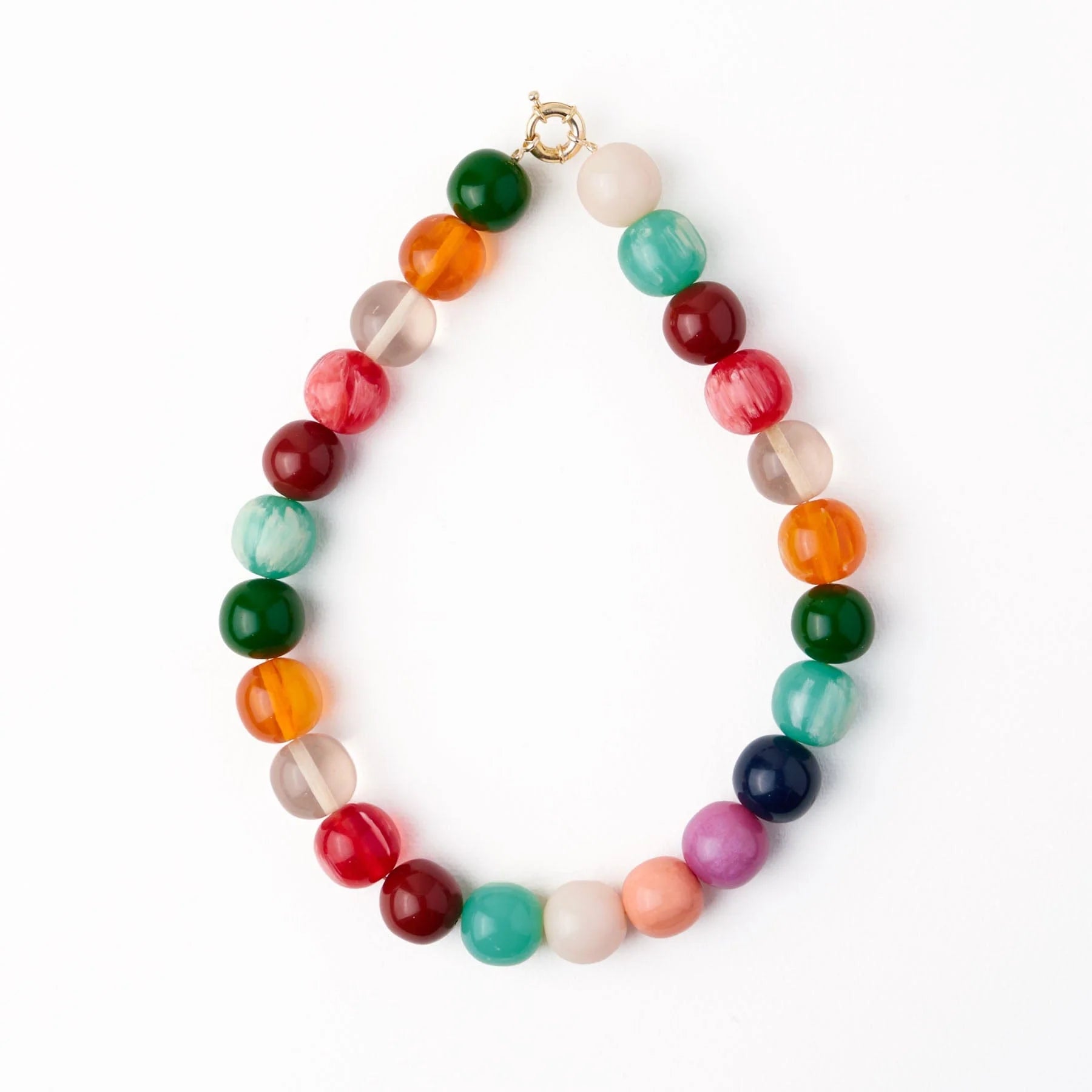 Large Resin Bead Necklace