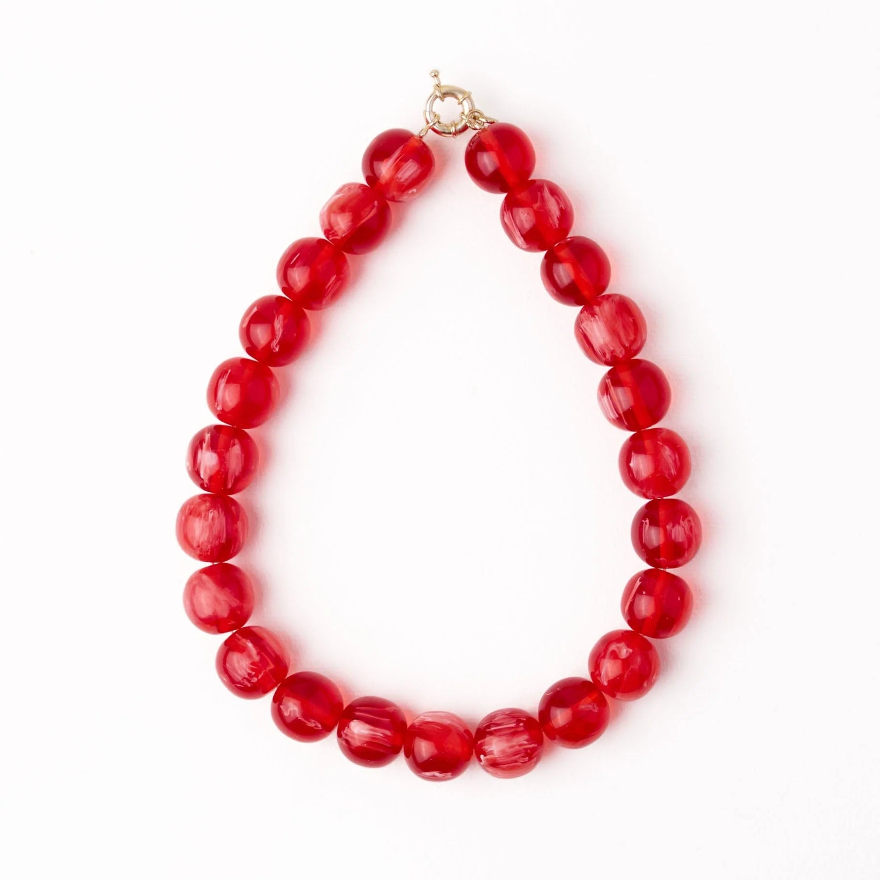 Large Resin Bead Necklace