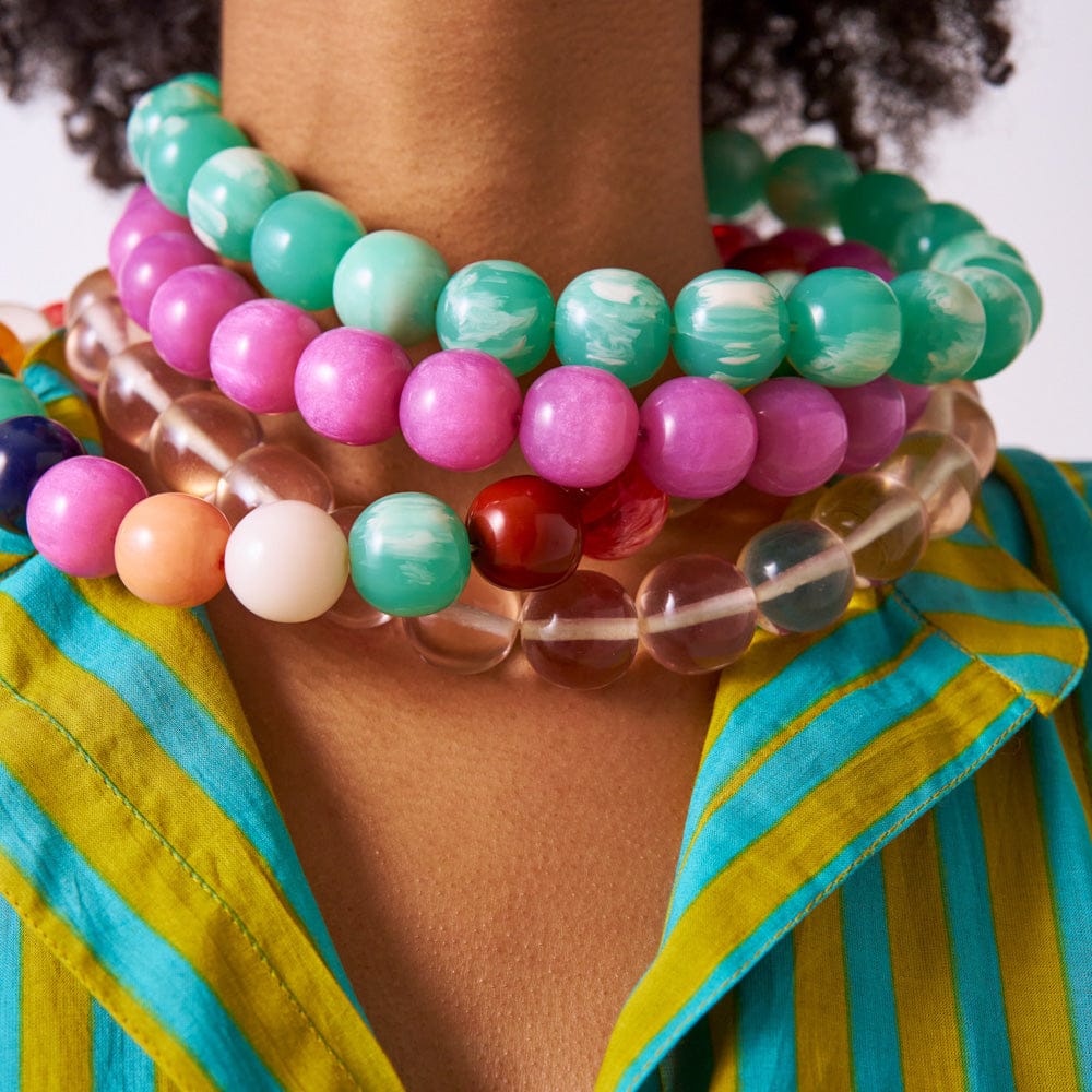 Large Resin Bead Necklace