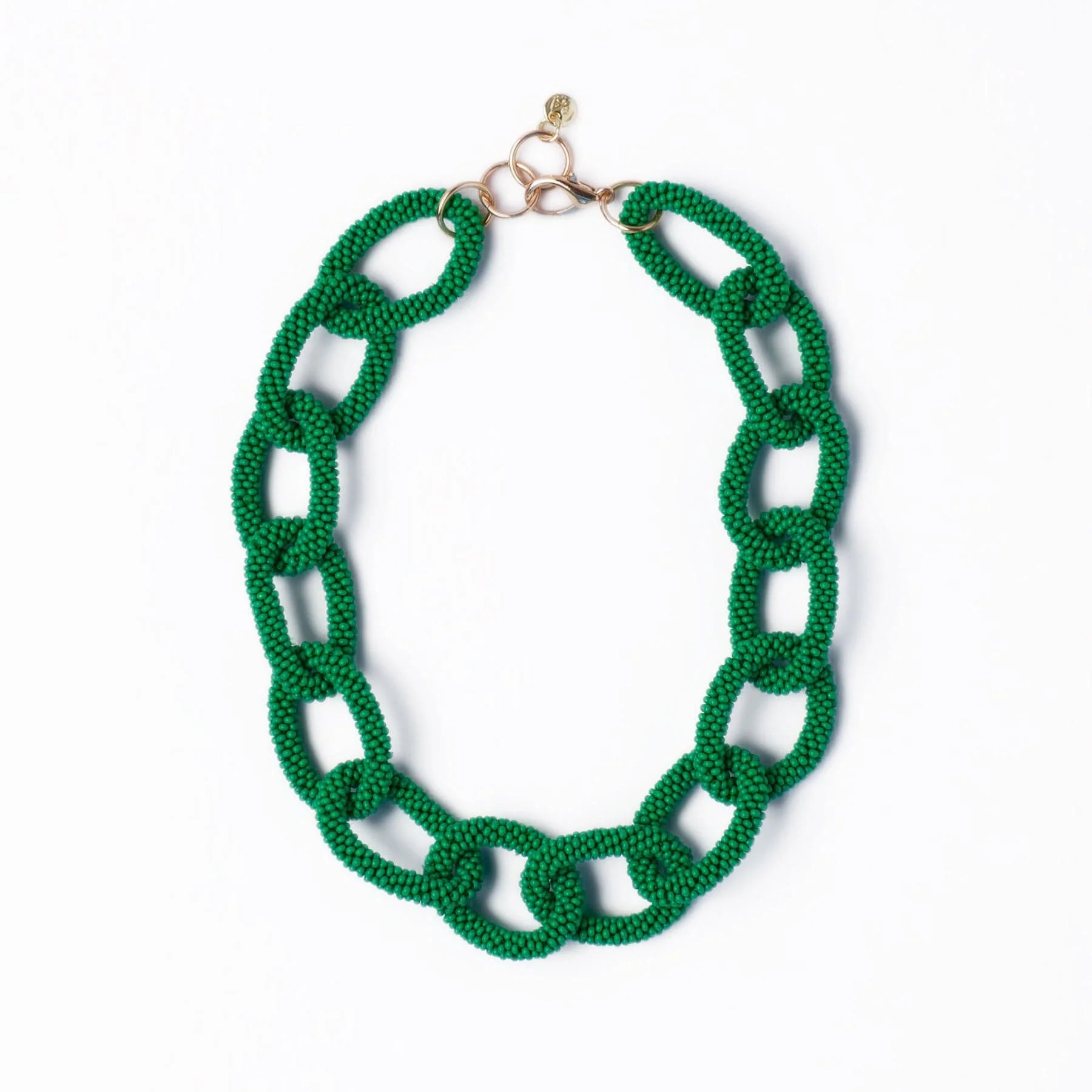 Jen Chain Link Beaded Necklace