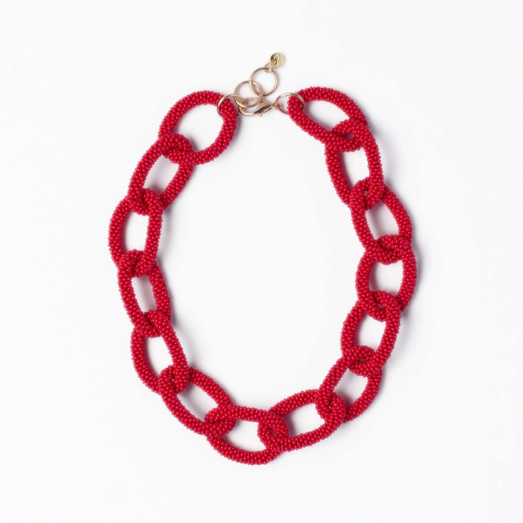 Jen Chain Link Beaded Necklace