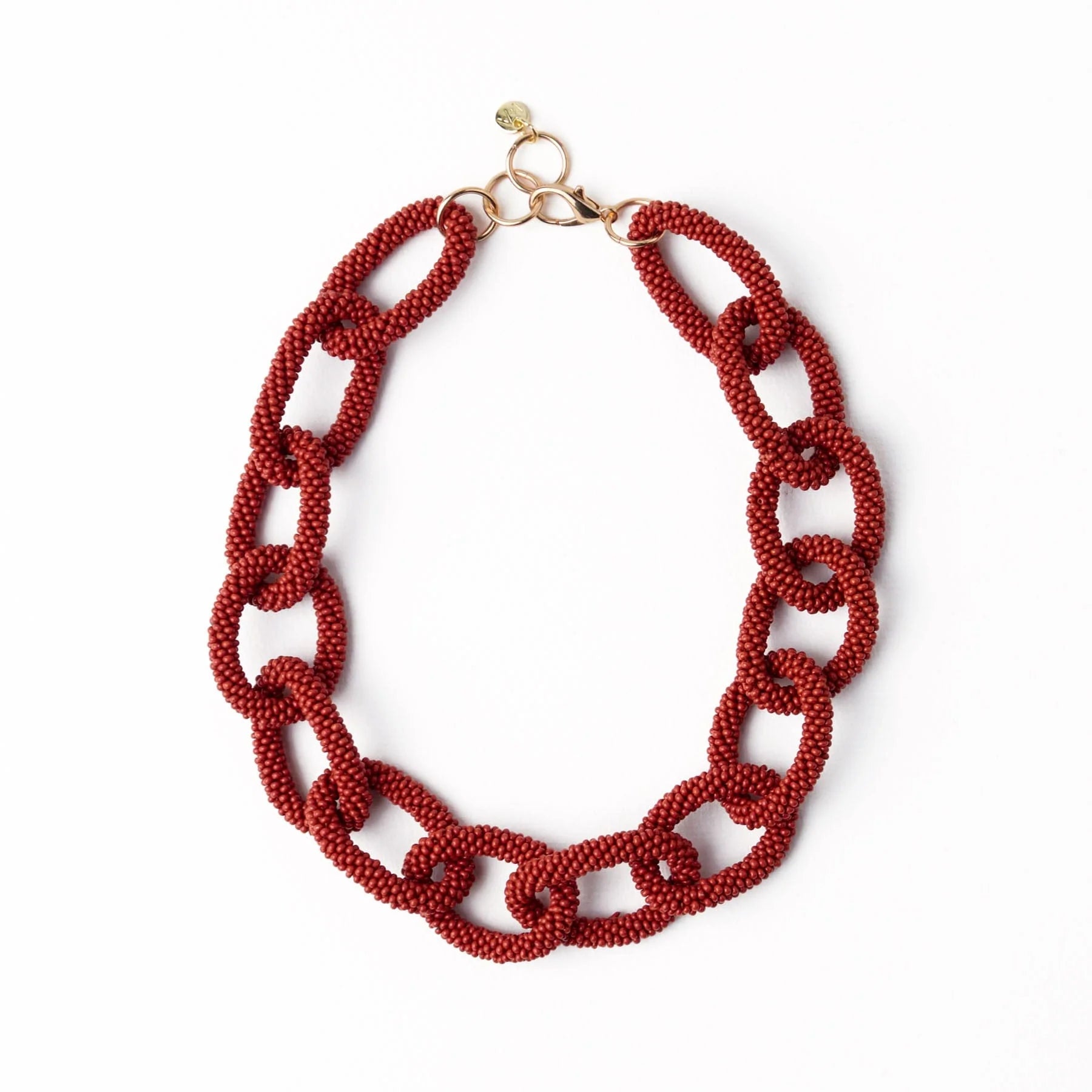Jen Chain Link Beaded Necklace