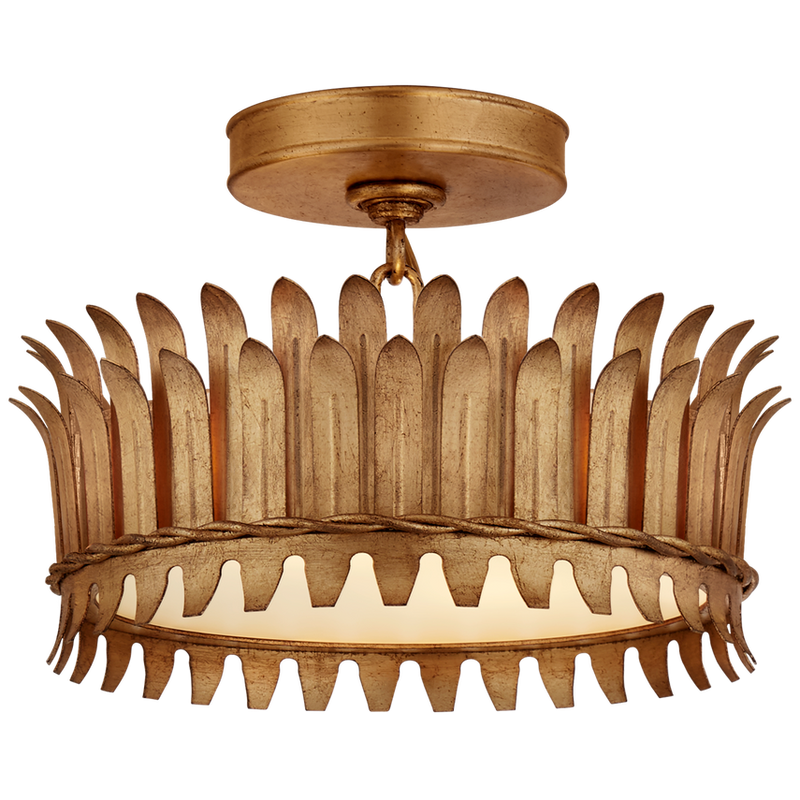 12" Lucy Semi-Flush Mount