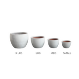 White Glazed Pot