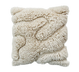 Wool Shag Tufted Pillow