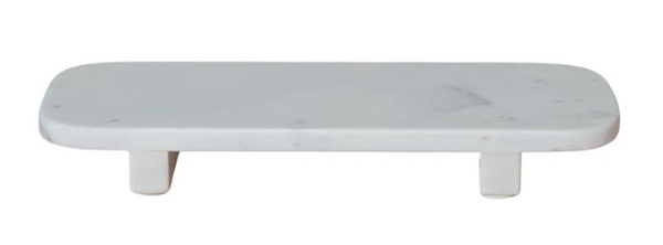 Footed Marble Tray