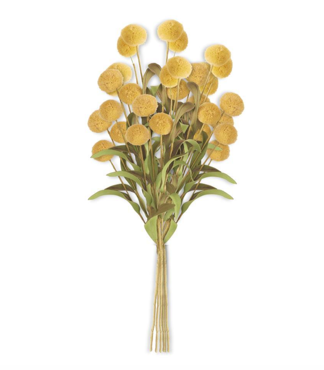 Yellow Pompom Pick