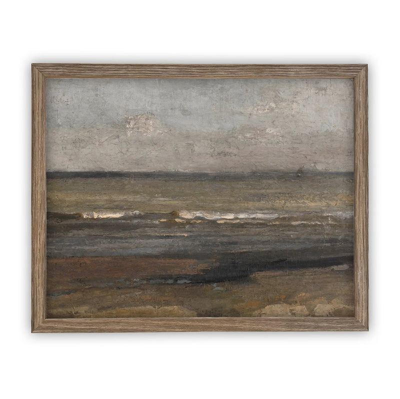 Coastal Surf Framed Canvas