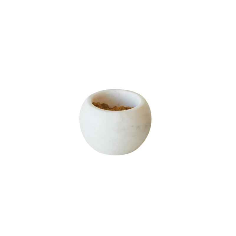 Marble Sphere Pinch Pot