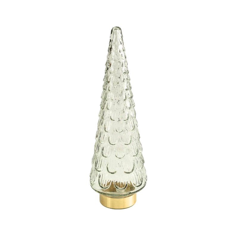 Clear Glass Christmas Tree