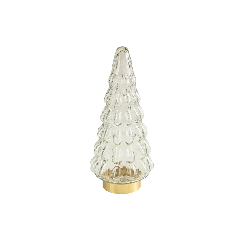 Clear Glass Christmas Tree