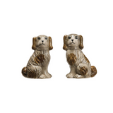 English Staffordshire Dog Bud Vase