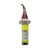 Holiday Plaid Hat Bottle Topper