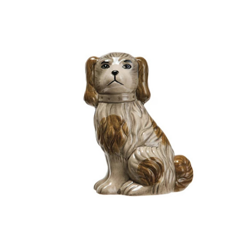 English Staffordshire Dog Bud Vase