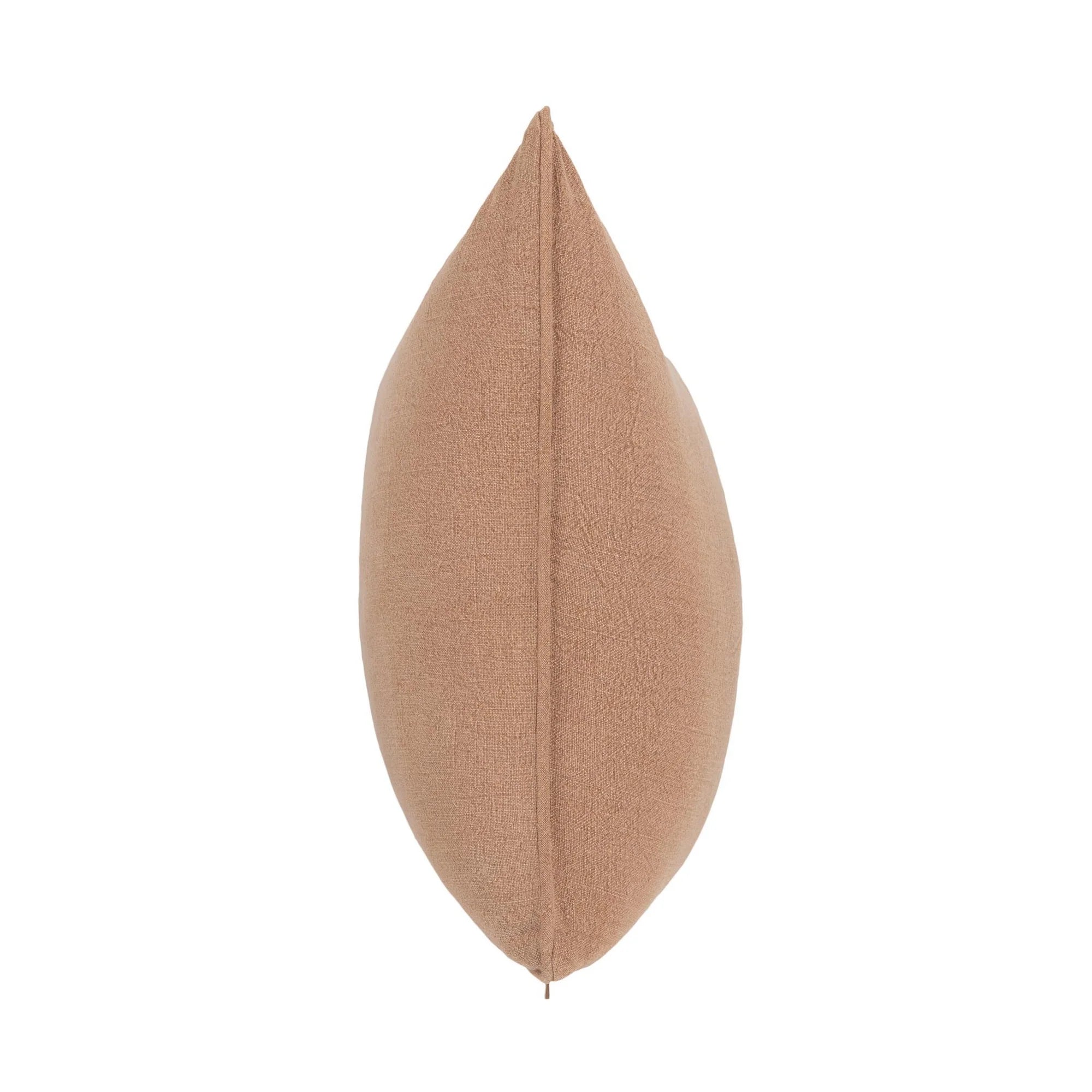 Stonewashed Linen Pillow - Clay