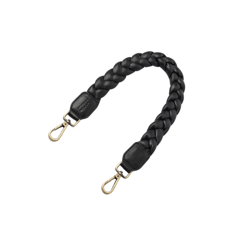Braided Bag Strap Black The Pep Line