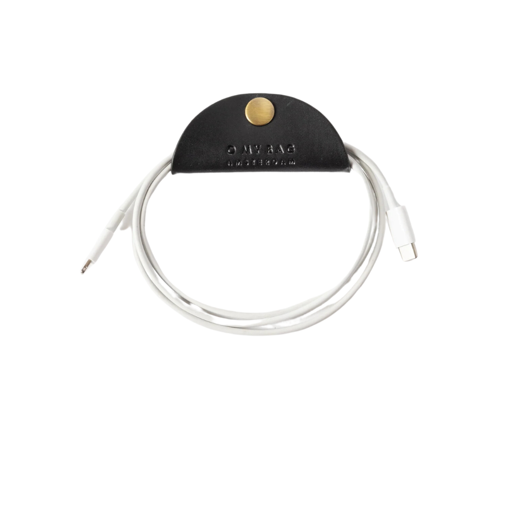 Leather Cord Taco Black