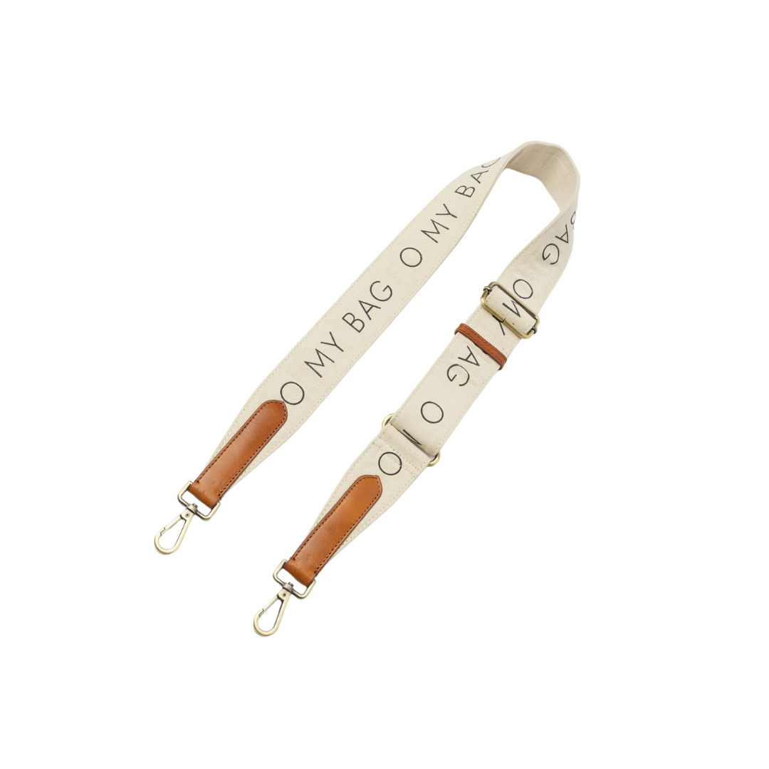 O My Bag Logo Strap Cognac