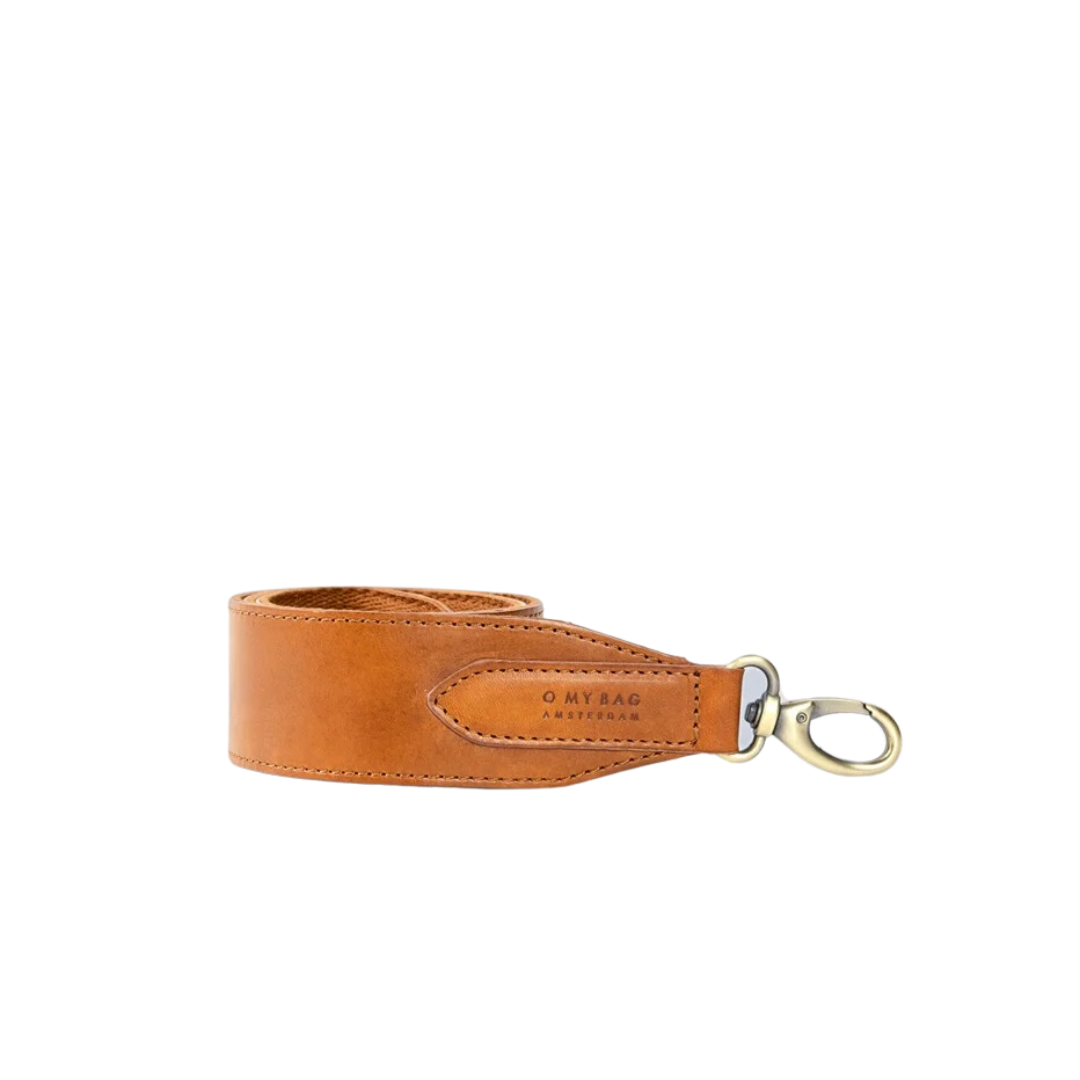 Reversible Crossbody Bag Strap Cognac