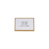 Gold Frame with Holiday Saying