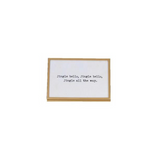 Gold Frame with Holiday Saying