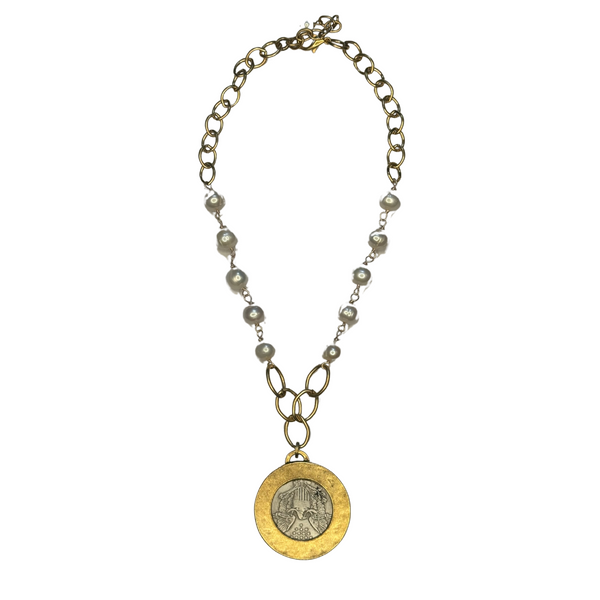 Lady Liberty Coin Necklace