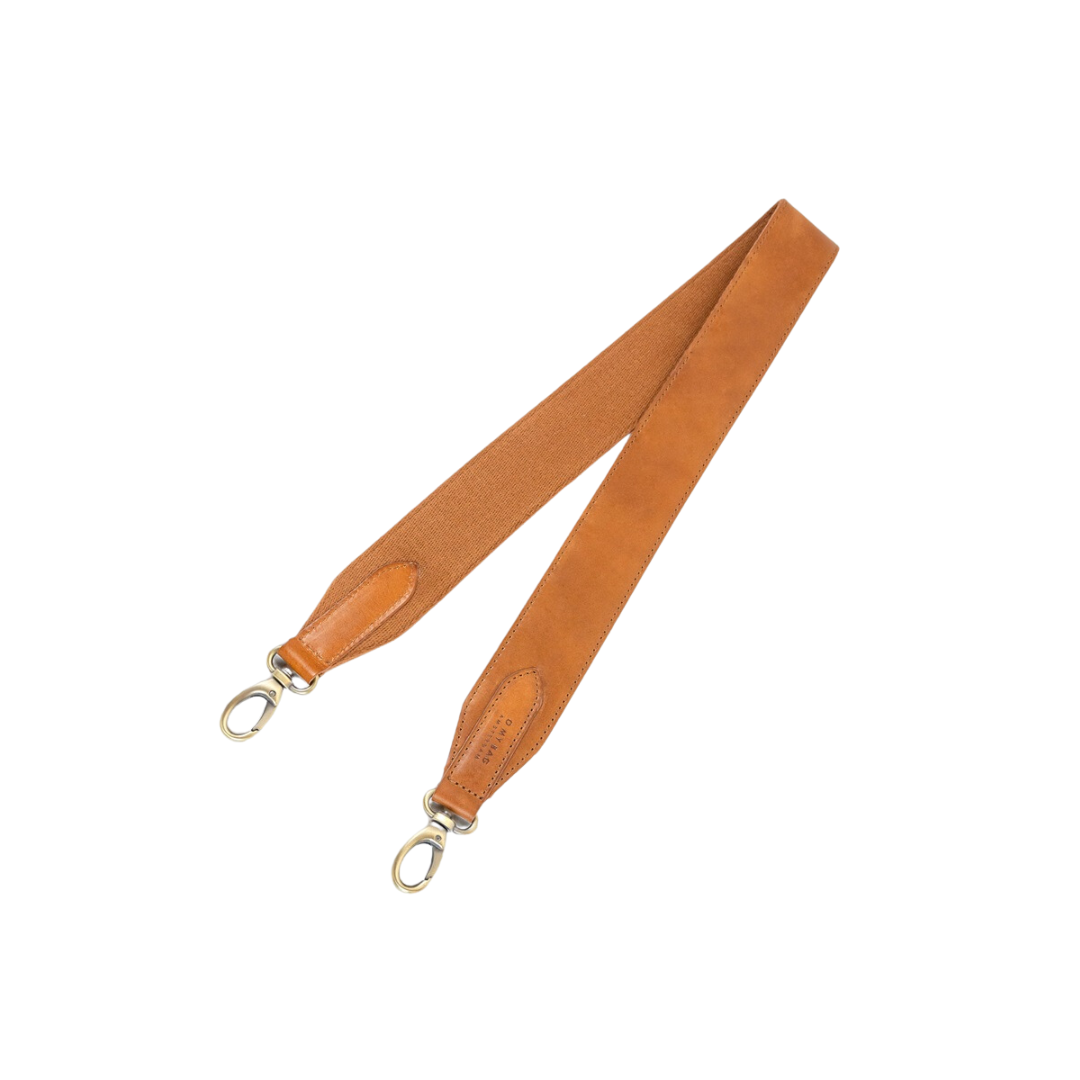 Reversible Crossbody Bag Strap Cognac