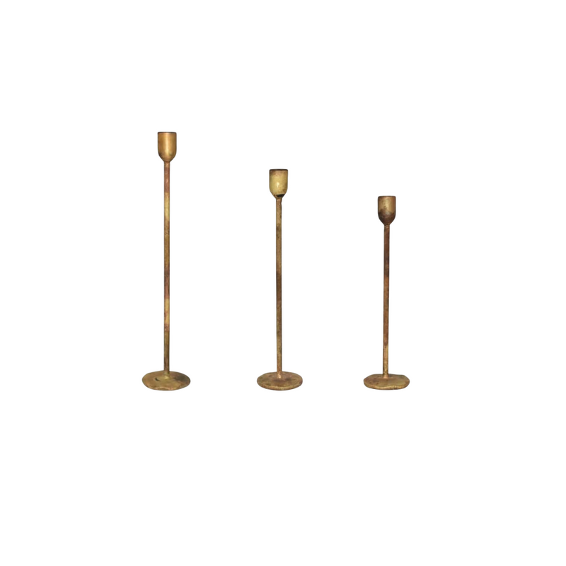 Old Brass Candlesticks