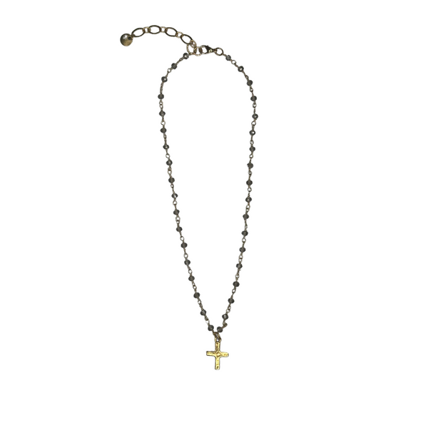 Beaded Cross Necklace