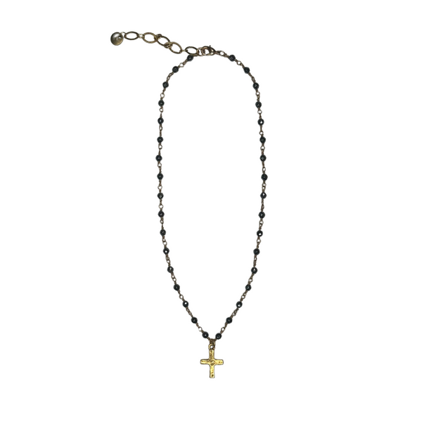 Beaded Cross Necklace