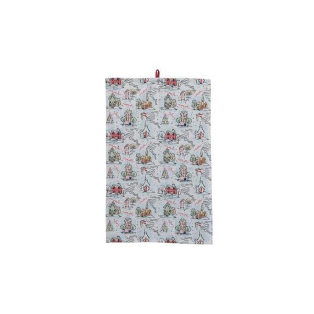 Holiday Scene Tea Towels