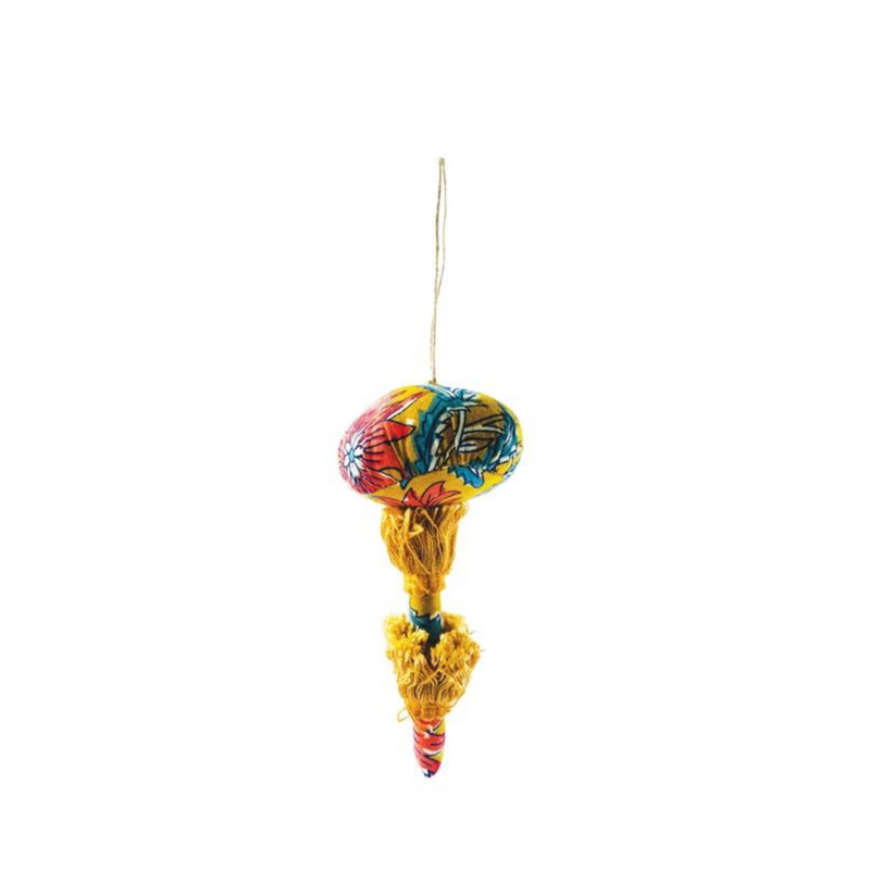 Multicolor Mushroom Ornament