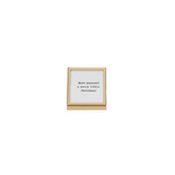 Mini Gold Frame with Holiday Saying