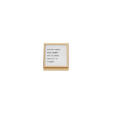 Mini Gold Frame with Holiday Saying