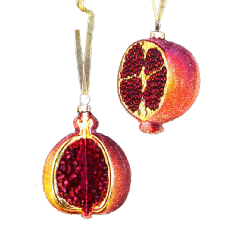 Beaded Pomegranate Ornament